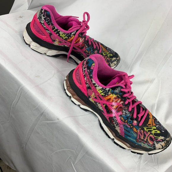 Asics Womens Gel Nimbus 17 NYC 2015 Marathon Collection Running Shoe Size US 7.5 - Picture 4 of 5
